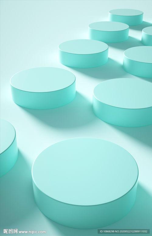 藍色幾(ji)何立體背(bei)景(jing)產品展(zhan)示(shi)展臺(tai)設(she)計(ji)圖(tu)PSD分層素材——青(qing)島(dao)新(xin)材料應(ying)用